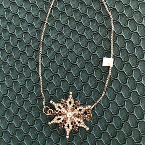 Silvertone Snowflake Bracelet